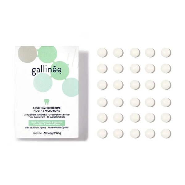 Mouth & Microbiome Food Supplement (suplementos para higiene bucal) Gallinée